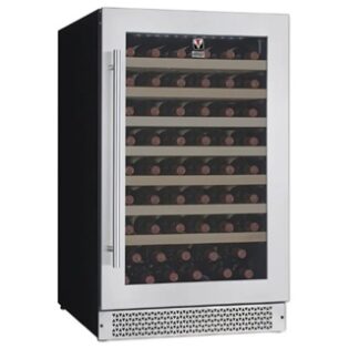 ШКАФ ВИННЫЙ ВЕНТ.МЕТАЛ. TECFRIGO SOMMELIER 80/1 PLUS ЧЕРНЫЙ СПЕЦ.