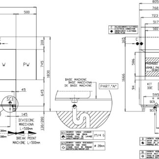 МАШИНА ПОСУДОМОЕЧНАЯ DIHR RX 144 DX+DDE+XP+DR64/ДЕЛЕНИЕ 3 ЧАСТИ