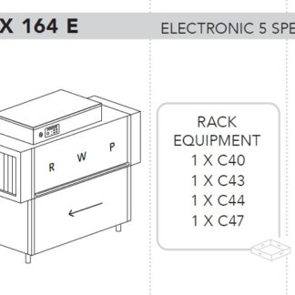 МАШИНА ПОСУДОМОЕЧНАЯ DIHR RX 164 E SX+DDE+XP
