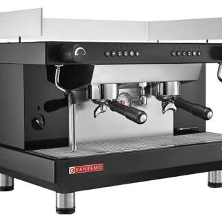 Кофемашина Sanremo Zoe SED (автомат) 2 высокие гр. чёрная