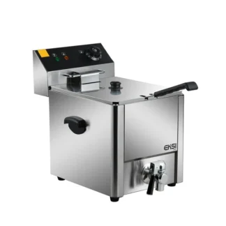 Фритюрница EKSI серии HEF-8L, с краном