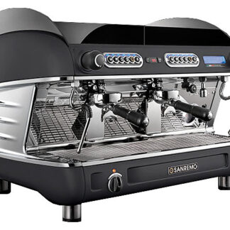 Кофемашина Sanremo Verona SED (автомат) 2 высокие гр. серебро