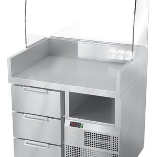 Станция для бургеров и хот-догов БАВАРИЯ БХС - 900.700-02-2 (без лайт-бокса)