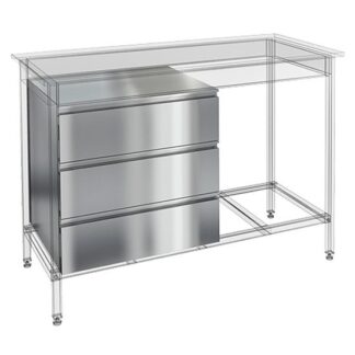 НКЯ-3/7 компл. из 3-х ящиков в сборе к столам глуб.700мм, HICOLD RUS