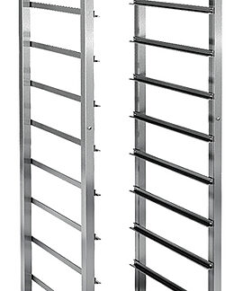 НТШ4Т-1/12 (GN-1/1)  (530х325) тележка-шпилька на трубе 390х544, HICOLD RUS