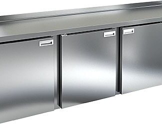 BR-111/GNK стол охл. (-2+10), 3 двери, под кеги, 2840х700х850мм, HICOLD RUS
