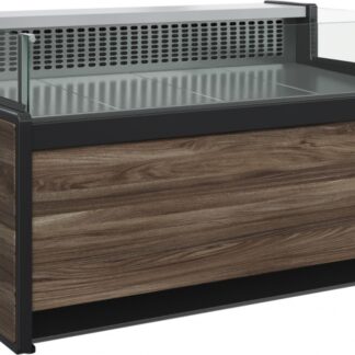 Витрина холодильная GC111 VM 2,0-2 (открытая, динамика) (1008 (Темный дуб))