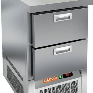 SNE 2/TN стол охл. (-2+10), 2 ящика, 565х600х850мм, ниж.распол.агрегата, HICOLD RUS