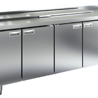 SL2-1111GN (1/6) стол для салатов  охл.(+2+10), 4 двери, 2280х700х850мм, HICOLD RUS