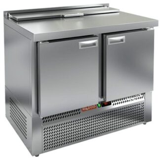 SLE2-11SN (1/6) стол для салатов охл.(+2+10), 2 двери, 1000х600х850мм, ниж.распол.агрегата