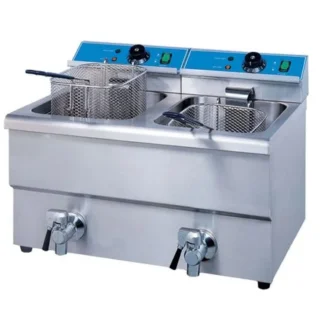 Фритюрница EKSI серии HEF-12L-2, с краном