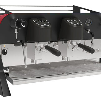 Кофемашина Sanremo F18 SB 2 высокие гр. черно-красная
