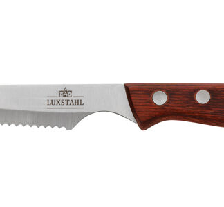 Нож для стейка 115 мм Wood Line Luxstahl [HX-KK069-A]