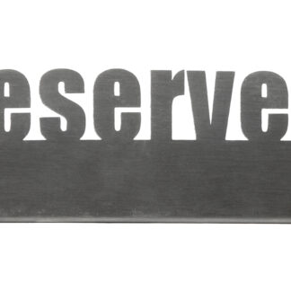 Табличка настольная «Reserved 2» Luxstahl 140х50 мм