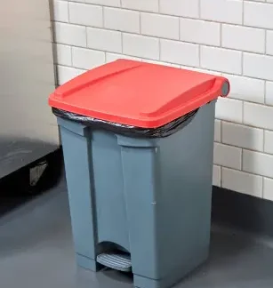 Контейнер для мусора Cambro WBFC45LBASE, с педалью, без крышки, 45 л
