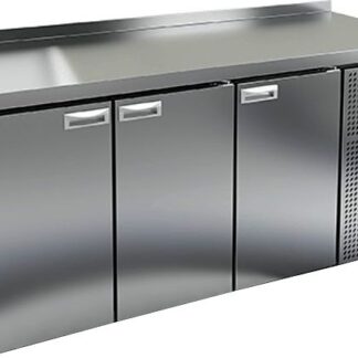 BN 111 BR2 TN стол охл. (-2+10), 3 двери, увелич. объёма, на низ. ножках, 1835х500х850мм, HICOLD RUS
