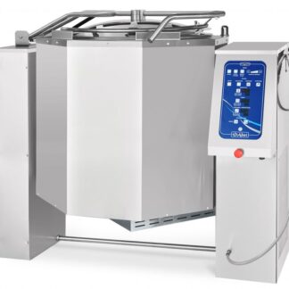 Котел пищеварочный Abat КПЭМ-250-ОМ2 с миксером, опрокид., вся нерж.