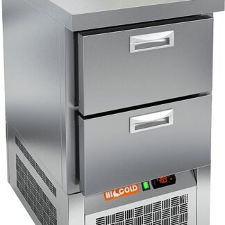 SNE 2/BT стол охл (-10-18), 2 ящика, 565х600х850мм, ниж.распол.агрегата, HICOLD RUS