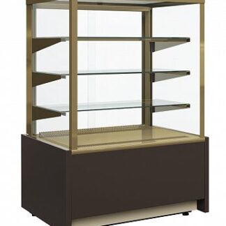 Витрина холодильная Полюс KC70 VM 0,6-1 LIGHT Паттерн (0105 Венге)