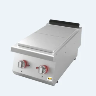 Плита электрическая Vortmax серии SEC 74, 2 зоны, стальная поверхность