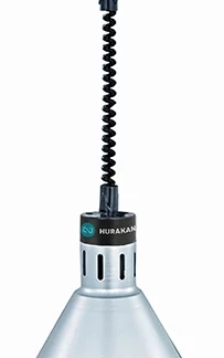 HURAKAN Лампа инфракрасная, модель HKN-DL800 серебр.