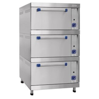 Шкаф жарочный Abat ШЖГ-3 газовый, эмалир. духовка, лицев. нерж.