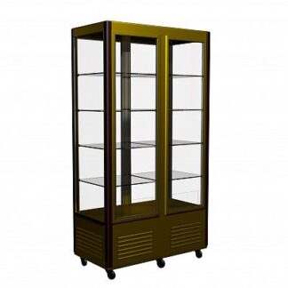 Шкаф холодильный Полюс D4 VM 800-1 (R800C) (цвет по схеме, 2 дв,стекл полки)