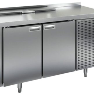SL1-11GN (1/3) стол для салатов охл.(+2+10), 2 двери, 1390х700х850мм, HICOLD RUS