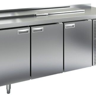 SL2-111SN (1/6) БЕЗ КРЫШКИ стол для салатов охл.(+2+10), 3 двери, 1890х600х850мм, HICOLD RUS