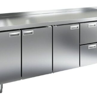 SN 1112/TN стол охл.(-2+10), 3 двери, 2 ящика, 2280х600х850мм, HICOLD RUS