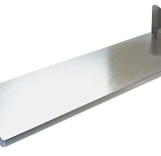 Полка сплошная из нержавеющей стали марки AISI 304, арт. ПН-411/1200