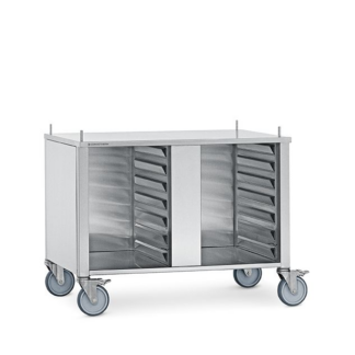 Подставка закрытая Convotherm 6.10, 10.10, 14 пар направляющих на колесах